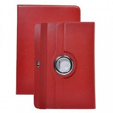 Rotatable hoesje Red Leather Cover Stand Samsung 7500 7510,