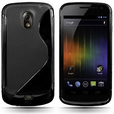 Comutter Silicone hoesje Samsung i9250 Galaxy Nexus zwart, N