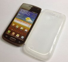 Comutter Silicone hoesje Samsung Galaxy W i8150 White, Nieuw