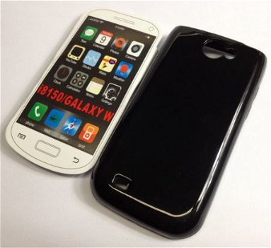 Gel Silicone hoesje Samsung Galaxy W i8150 Black, Nieuw, €6. - 1