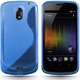Comutter Silicone hoesje Samsung i9250 Galaxy Nexus Blauw, N - 1 - Thumbnail