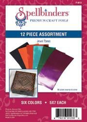 Spellbinders craft foils 12 vel jewel tones