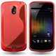 Comutter Silicone rood hoesje Samsung i9250 Galaxy Nexus, Ni - 1 - Thumbnail