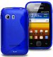 Comutter Silicone hoesje Samsung S5360 Galaxy Y Blauw, Nieuw - 1 - Thumbnail