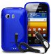Comutter Silicone blauw hoesje+autolader Samsung S5360 Galax - 1 - Thumbnail