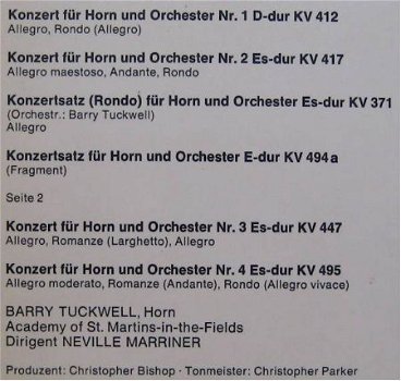 Mozart Hornkonzerte - 1