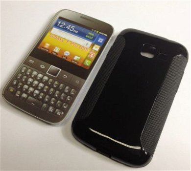 Comutter Silicone hoesje Samsung B5510 Galaxy Txt en Galaxy - 1