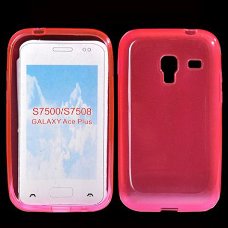 Stylish TPU Case Hoesje Samsung Galaxy Ace Plus S7500 pink,