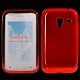 Stylish TPU Case Hoesje Samsung Galaxy Ace Plus S7500 rood, - 1 - Thumbnail