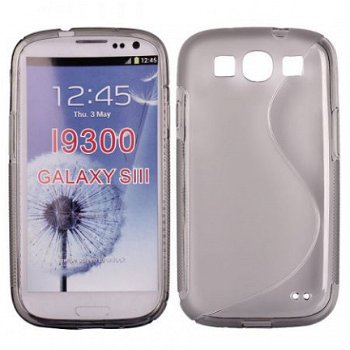 Comutter Silicone Samsung Galaxy S3 I9300 grijs, Nieuw, €6.9 - 1