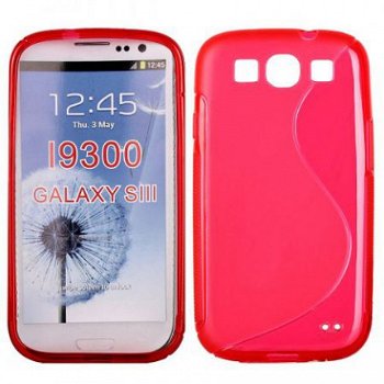 Comutter Silicone Samsung Galaxy S3 I9300 rood, Nieuw, €6.99 - 1
