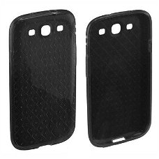 Samsung Galaxy S3 i9300 TPU case zwart Origineel, Nieuw, €19