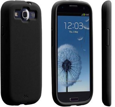 Case-mate Emerge Smooth Case Samsung Galaxy S3 i9300 zwart, - 1