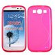 Comutter Silicone hoesje Samsung i9300 Galaxy S3 pink, Nieuw - 1 - Thumbnail