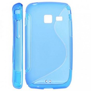Comutter Silicone Samsung Galaxy Y Duos GT-S6102 blauw, Nieu - 1