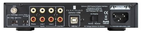 Zphono MM/MC Phono USB Voorversterker - 1