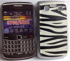 Print Plastic Back Case Blackberry 9700 9780 bold zwart, Nie