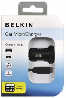 Belkin F8M127cw03 micro car charger, Nieuw, €17.95