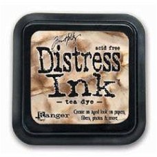 Tim Holtz distress inktpad tea dey