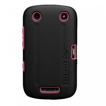 Case-Mate HYBRID Tough Hoesje BlackBerry 9380 Curve Black Pi - 1