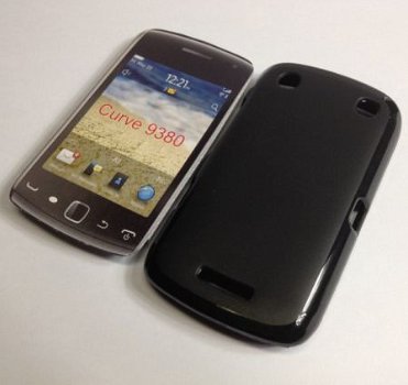 Gel Silicone Hoesje Blackberry 9380 Curve zwart, Nieuw, €6.9 - 1