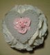 zeep zeepjes/hanger hart met opgelegde rozen - 1 - Thumbnail