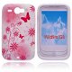 Little Flowers and Butterflies Silicone hoesje HTC Wildfire, - 1 - Thumbnail
