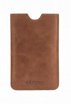 Brusco Classic Alesio Brown Waxed Leather Case Size XL, Nieu - 1