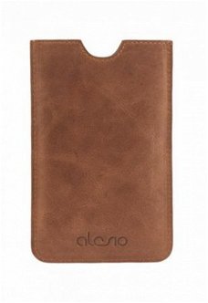 Brusco Classic Alesio Brown Waxed Leather Case Size XL, Nieu