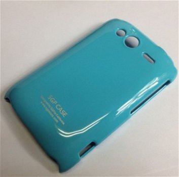 SGP Protective Hard Case hoesje HTC Wildfire S blauw, Nieuw, - 1