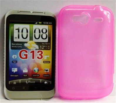 Comutter Silicone hoesje HTC Wildfire s pink, Nieuw, €6.99 - 1