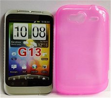 Comutter Silicone hoesje HTC Wildfire s pink, Nieuw, €6.99