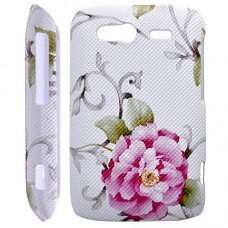 Beautiful Flower Plastic Yellow Hard Case voor HTC Wildfire