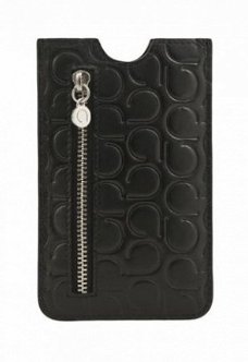 Deluxe Logo Alesio Black Leather Case Size XL, Nieuw, €34.95