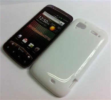 Gel Silicone hoesje voor HTC Sensation wit, Nieuw, €6.99 - 1