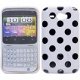 TPU Protective Hoesje White with Black Dots HTC Chacha G16, - 1 - Thumbnail
