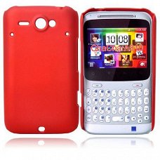Skin Hard Case Hoesje HTC ChaCha Hot Red, Nieuw, €8.99