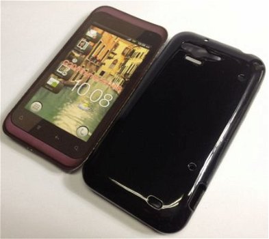 Silicone hoesje HTC Rhyme zwart, Nieuw, €6.99 - 1
