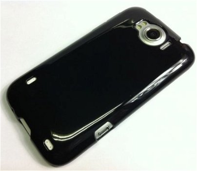 Gel Silicone hoesje HTC Sensation XL Black, Nieuw, €7.99 - 1