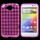 Argyle TPU Case Hoesje Pink HTC Sensation XL, Nieuw, €7.99 - 1 - Thumbnail