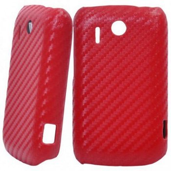 Carbon Fiber Hard Case HTC Explorer Pico rood, Nieuw, €6.99 - 1