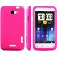 Simple Style Silicone Hoesje voor HTC One X pink, Nieuw, €6. - 1 - Thumbnail