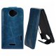 Leather Flip Case voor HTC One X blauw, €12 - 1 - Thumbnail