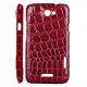 Crocodile Leather Coat Hard Case hoesje voor HTC One X rood, - 1 - Thumbnail