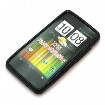 Silicone hoesje HTC Velocity 4G zwart, Nieuw, €6.99 - 1