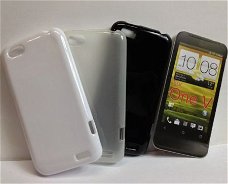 Gel Silicon TPU case hoesje HTC One V, Nieuw, €6.99