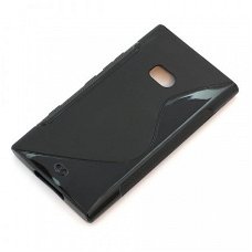 Silicone hoesje Nokia Lumia 900 zwart, Nieuw, €6.99