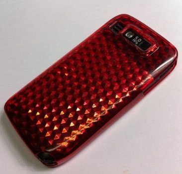 Gel Silicone hoesje Nokia E72 rood, Nieuw, €6.99 - 1