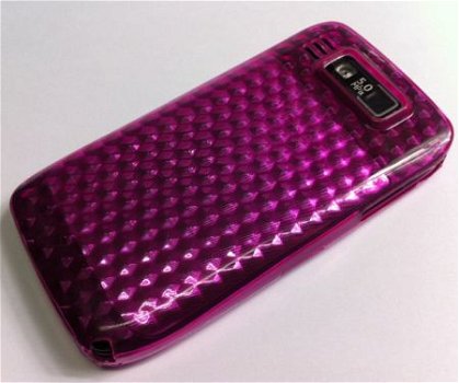 Gel Silicone hoesje Nokia E72 donker roze, €6.99 - 1