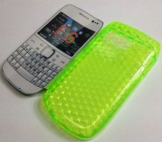 Gel Silicone hoesje Nokia E6 Groen, Nieuw, €6.99